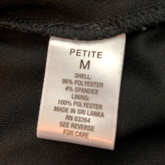 Women's cb Established Black Rhinestone V-Neck 3/4 Split Sleeve Jersey Top Sz PM - Picture 9 of 10